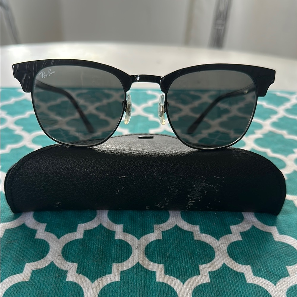 Ray-Ban Black Clubmaster Sunglasses